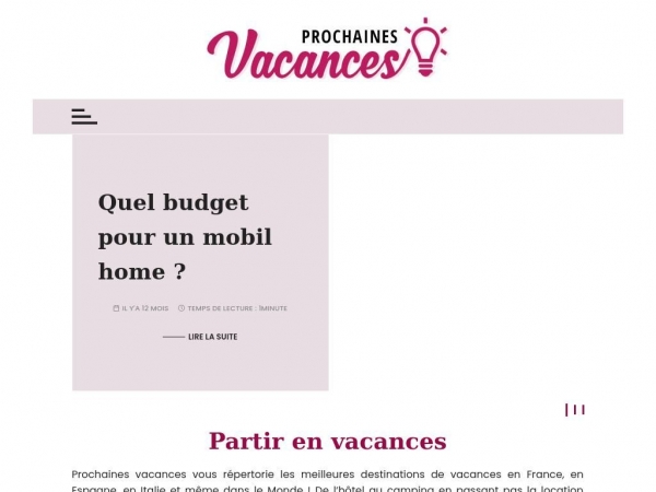 prochaines-vacances.com